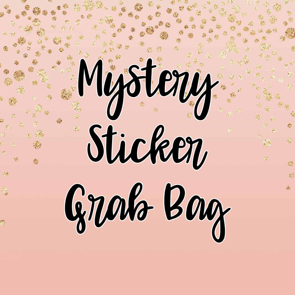 Mystery Sticker Grab Bag - 20 random sticker sheets (10 sticker sets)